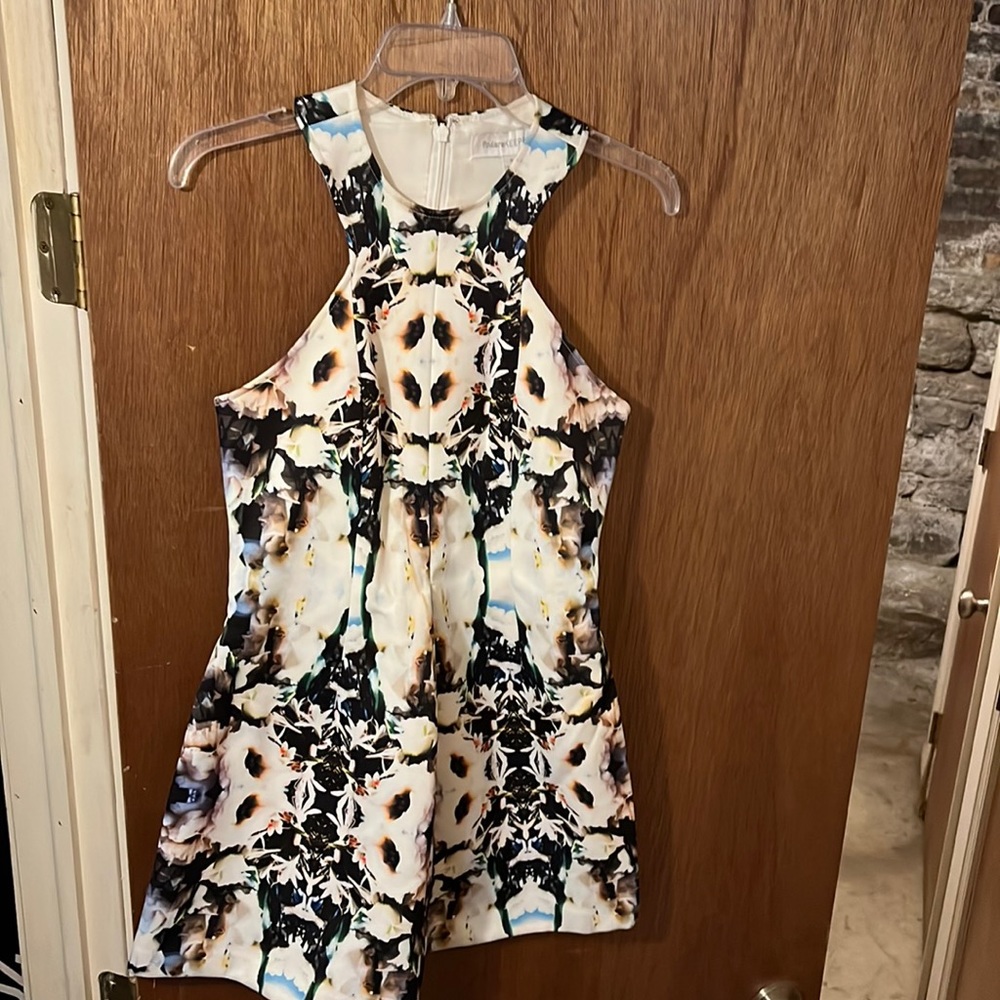 Finders Keepers geometric neoprene dress size small